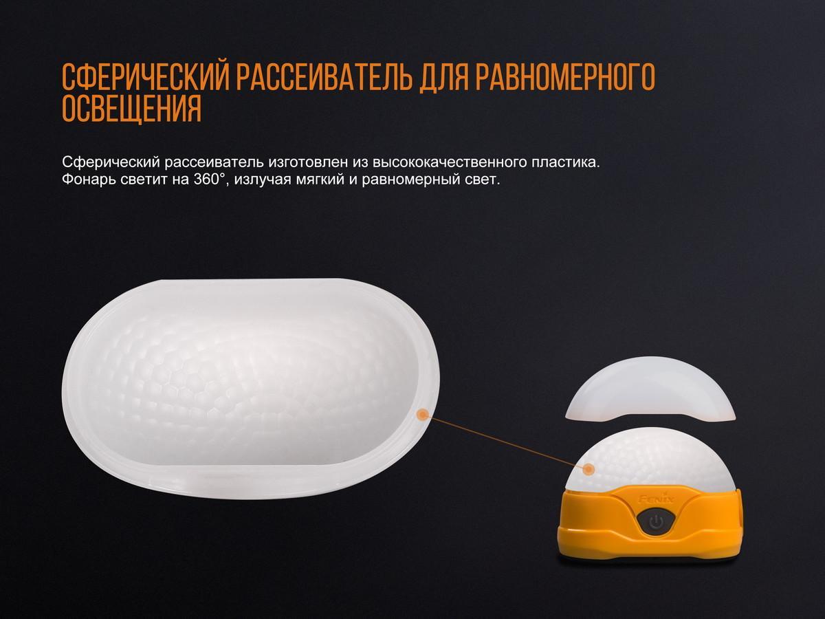 Фонарь кемпинговый Fenix CL20Rbl голубой - фото 10