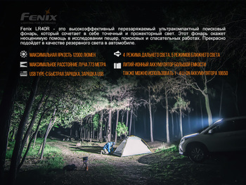 Фото Фонарь ручной Fenix LR40R