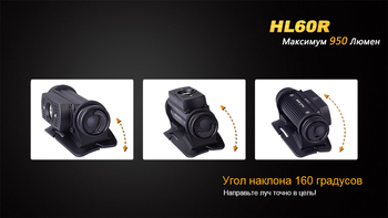Фото Фонарь налобный Fenix HL60R Cree XM-L2 U2 Neutral White LED