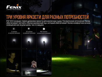 Фото Фонарь ручной Fenix E12 V2.0 E12V20