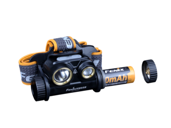 Фото Налобный фонарь Fenix HM65R + фонарь ручной Fenix E01 V2.0 в подарок