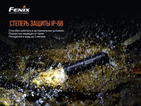 Фонарь ручной Fenix E01 V2.0 голубой - фото 7