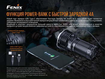 Фото Фонарь ручной Fenix LR50R