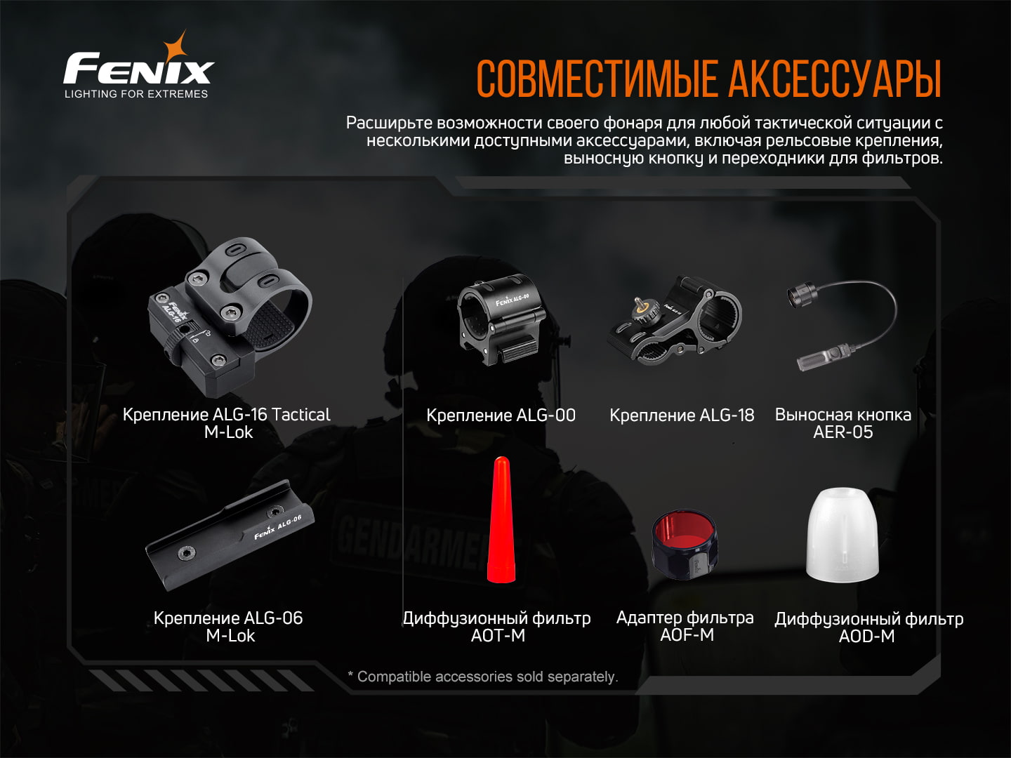 Фонарь ручной Fenix TK20R V2.0 - фото 11