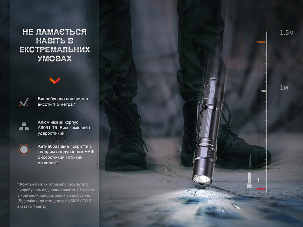 Фонарь тактический аккумуляторный Fenix PD35R - фото 9