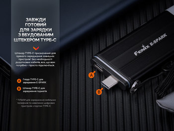 Фото Комплект из двух фонарей Fenix E-SPARK