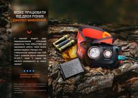 Фонарь налобный Fenix HL32R-T синий - фото 21