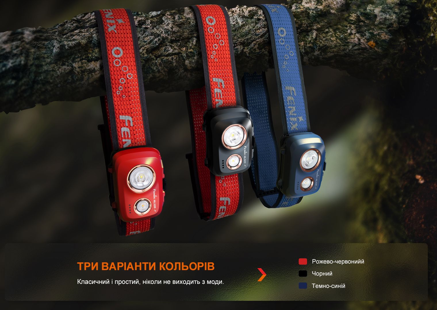 Фонарь налобный Fenix HL32R-T красный - фото 6