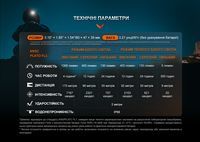 Фонарь налобный для бега Fenix HM65R-DT, лиловый - фото 13