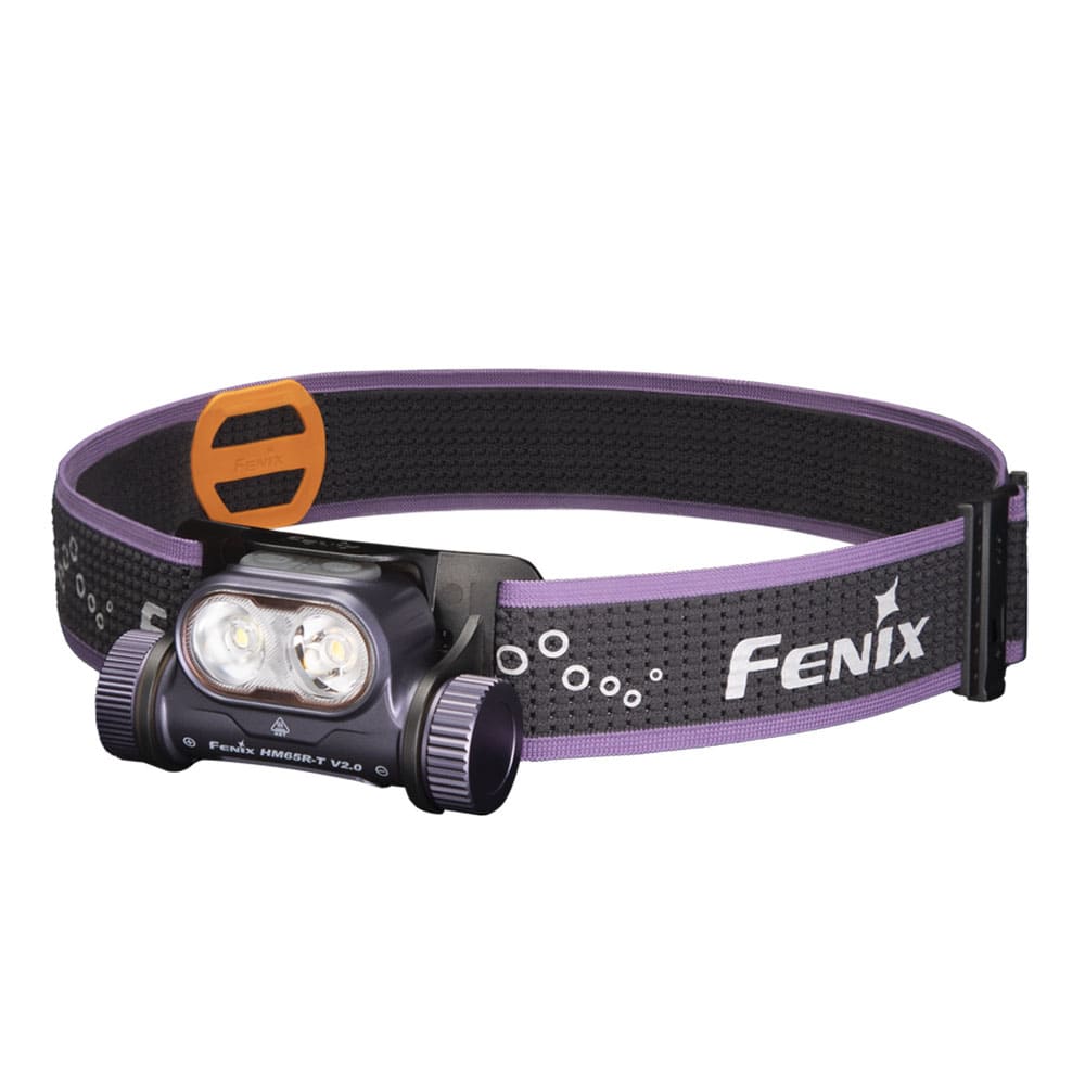 Фонарь налобный Fenix ​​HM65R-T V2.0 темно-фиолетовый - фото 1