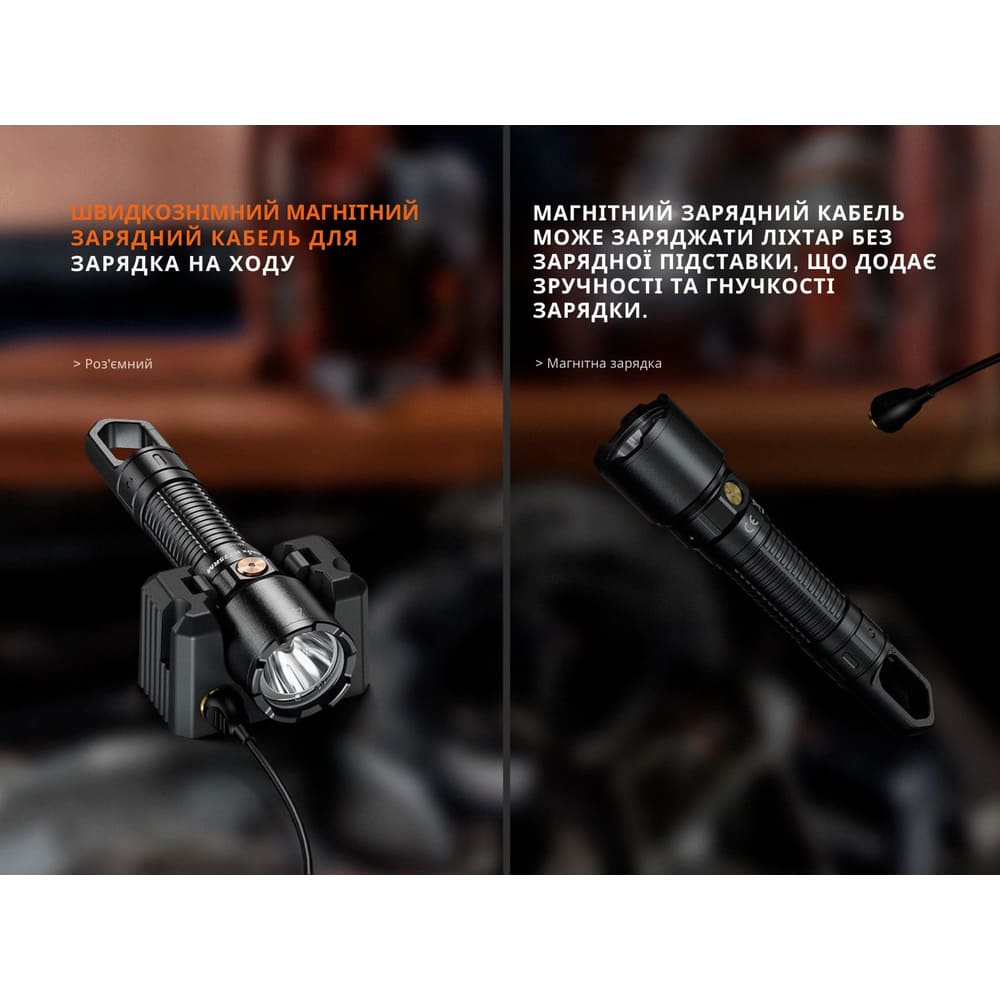 Фонарь профессиональный Fenix ​​WF25RM с магнитной зарядкой (3000 Лм) - фото 9