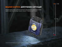 Фонарь прожектор Fenix ​​CL27R темно-голубой (1600 Лм) CL27R-Blue - фото 19