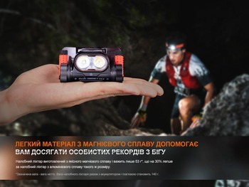 Фото Фонарь налобный Fenix ​​HM65R-T V2.0 Черный HM65RTV20BK 1600 Лм