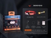 Фонарь налобный Fenix ​​HM65R-T V2.0 Черный HM65RTV20BK 1600 Лм - фото 21