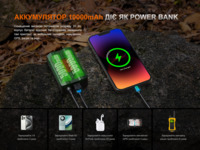 Фонарь налобный Fenix ​​HP35R SAR с огнеупорной повязкой 4000 Лм - фото 12