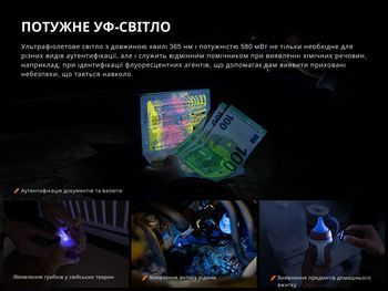 Фото Фонарь наключный Fenix ​​E06R серый 700 Лм